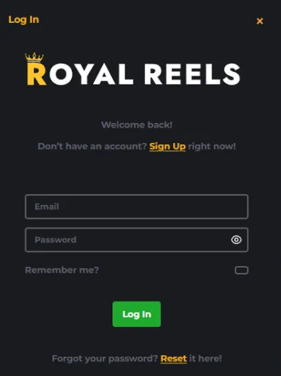 betroyalreels.com login.png